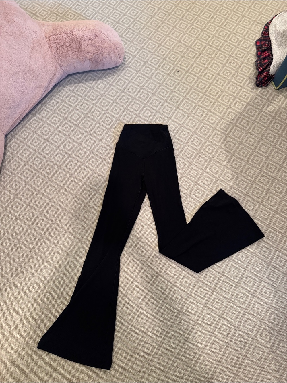 aerie Black flared leggings
